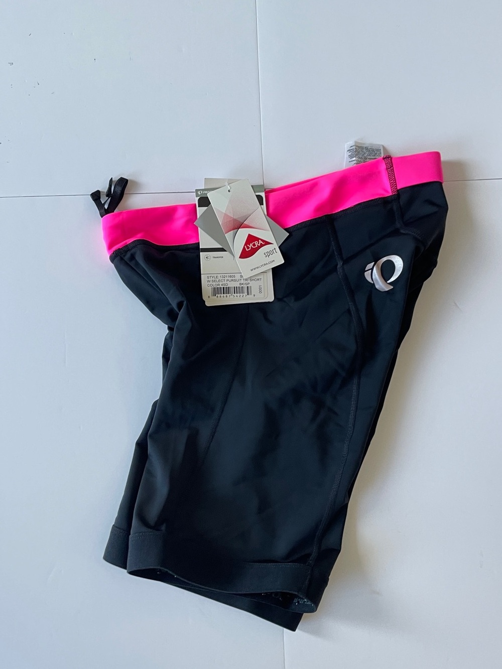 Pearl Izumi Women's Select Pursuit  Tri Cycling Short Size Large New Pink Black